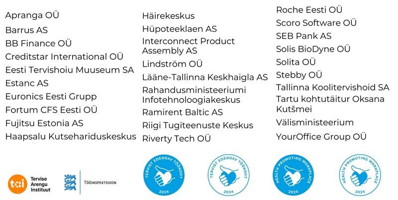 Märgise saajad 2024
